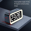 LED Electronic Alarm Clock Night Light(White)
