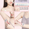 5-layer Blades Shaver Women Whole Body Leg Hair Shaving Armpit Hair Razor, Color: Long Handle Mint Green