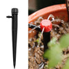 FH-118 13cm Adjustable 8 Holes Ground Plug Dripper Garden Irrigation System Watering Nozzle(Black Hat)