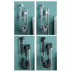 Toilet Mate Booster Flusher Toilet Cleaning Shower Set, Specification: Electroplated ABS Model