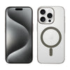 For iPhone 15 Pro Nano Series PC MagSafe Phone Case(Titanium)