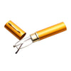 Reading Glasses Metal Spring Foot Portable Presbyopic Glasses with Tube Case +1.50D(Yellow)