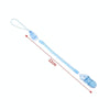 Baby Pacifier Clip Chain PP Holder Soother Pacifier Clips Leash Strap Nipple Holder for Infant Feeding (Silver)