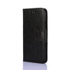 For Asus Zenfone 9 Crystal Texture Horizontal Flip Leather Phone Case(Black)