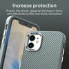For iPhone 11 Carbon Fiber Series IMD Phone Case(Grey)