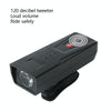 BG-1901 Bicycle USB Charging Speaker Front Lamp Multi-Function Cycling Equipment(Black)