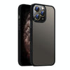 For iPhone 11 Pro Max Nano Semi-transparent Frosted Skin Feel Phone Case(Black)