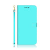 For Asus Zenfone 9 Imitated Mirror Surface Flip Leather Phone Case(Mint Green)