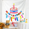 Birthday Layout Hanging Cloth Children Photo Wall Cloth, Size: 150x200cm Velvet(11)