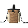 Canvas Dog Treat Training Pouch with Bowl - Brown