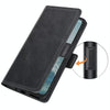 For Nokia G10/G20 Dual-side Magnetic Buckle Horizontal Flip Leather Case with Holder & Card Slots & Wallet(Black)