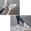 618 Spring Comfortable Breathable Sneakers Non-slip Sports Platform Casual Shoes, Size: 35(Beige Green)