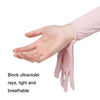 1pair Summer Extended Arm Sleeves Sun Protection UV Protection Sleeves, Style: Leaf (Clove Purple)
