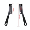5-7 Inch Retro Motorcycle Windshield Universal Modified Windshield(Smoky)