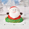 3pcs Christmas Lovely Micro Landscape Snow Ornament Decorative Accessories, Style: No.17 Swimming Circle Old Man