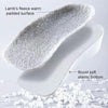 2pairs 3.5cm Cashmere Boost Height Increased  Half Insoles Warm Insoles(Gray)