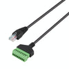 RJ45 Male Plug to 8 Pin Pluggable Terminals Solder-free USB Connector Solderless Connection Adapter Cable, Length: 30cm