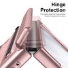 For Samsung Galaxy Z Fold5 Integrated PC + PU Phone Case with Pen / Pen Box(Pink)