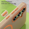 For Samsung Galaxy S24 FE 5G MagSafe Frosted Translucent TPU + PC Full Coverage Phone Case(Orange)