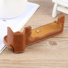 For FUJIFILM X-T5 Glossy PU Leather Camera Half Case Base(Brown)