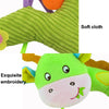 Baby Toys 0-1 Year Old Animal Bed Bells Soothing Plush Toys Baby Rattles Baby Carriage Hanging(A Crossbar - Deer)