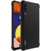 For Galaxy A50s / A30s IMAK All-inclusive Shockproof Airbag TPU Case, with Screen Protector(Black)