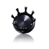 Motorcycle CNC Aluminum Alloy Crown Fuel Tank Cap Suitable For Harley 883 / XL / 1200 / 48 / 72(Black and White)