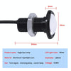 10 PCS 18mm 1.5W DC9-80V Motorcycle Eagle Eye Light Single Lens(Yellow Light)