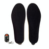 USB Charging Heating Insoles Size Cuttable and Washable Electric Foot Warmer Insoles, Size: 41-46(Black)