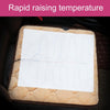 Car USB Seat Heater Cushion Warmer Cover Winter Heated Warm Mat, Style: Square (Beige)