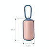 Portable Dog Poop Bag Dispenser & 15 Bags (Pink/White)