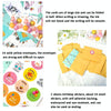 24pcs /Set Happy Birthday Greeting Card With Envelopes And Stickers Set(KP002)