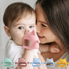 Baby Anti-eating Hand Cover Boiled Silicone Soothing Teeth Stick(Orange)