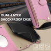 For Samsung Galaxy A56 5G Crossbody Chain Fishtail Litchi Leather Phone Case(Pink)