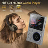 2.4 inch HIFI Bluetooth Music Player DSD256 Mastering Sound Quality Walkman, Memory: 16GB+32GB(Gray)