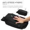 Ozuko 9321 Outdoor Anti-Theft Oxford Cloth Men Chest Bag Waterproof Messenger Bag with External USB Charging Port(Brown)