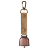 Outdoor Camping Bell Hiking Safety Bear Bell Keychain Pet Pendant(Apricot)