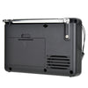 K-603 Portable FM / AM / SW Full Band Stereo Radio, Support BT & TF Card (Black)