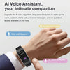 A8 1.98 inch 2 in 1 Bluetooth Earphone Silicone Strap Smart Watch, Support ECG / NFC(Black)