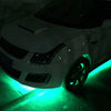 5PCS 90cm 45 LED Waterproof Flexible Car Strip Light, DC 12V(Green Light)