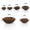 8cm Simulation Bird Nest + 1 PCS Bird Egg Holiday Decoration