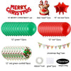 12 Inch Sequin Mall Decoration Balloon Christmas Set(Red Letters)