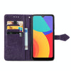 For Alcatel 1L 2021 Mandala Flower Embossed Horizontal Flip Leather Case with Holder & Three Card Slots & Wallet & Lanyard(Purple)