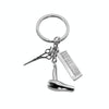 Metal Creative Fine Pendant Car Key Ring Auto Accessories