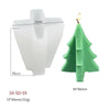 DIY Christmas Candle Aromatherapy Gypsum Silicone Mold, Shape: Simple Christmas Tree