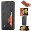 For Samsung Galaxy S25 Ultra 5G Knead Skin Texture Flip Leather Phone Case(Black)