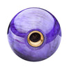 Car Modified Marble Star Gear Head Shifter Cover with Adapter (Purple)