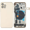 iPhone 12 Pro Gold Back Cover Assembly with Wireless Charging