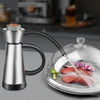 Kitchen Cocktail Smoker Set Home Steak Smoking Cooking Tool(Black)