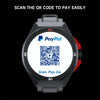 LOKMAT COMET2 PRO 1.46-Inch 5ATM Waterproof Bluetooth Call Smart Watch, Color: Black Stainless Steel